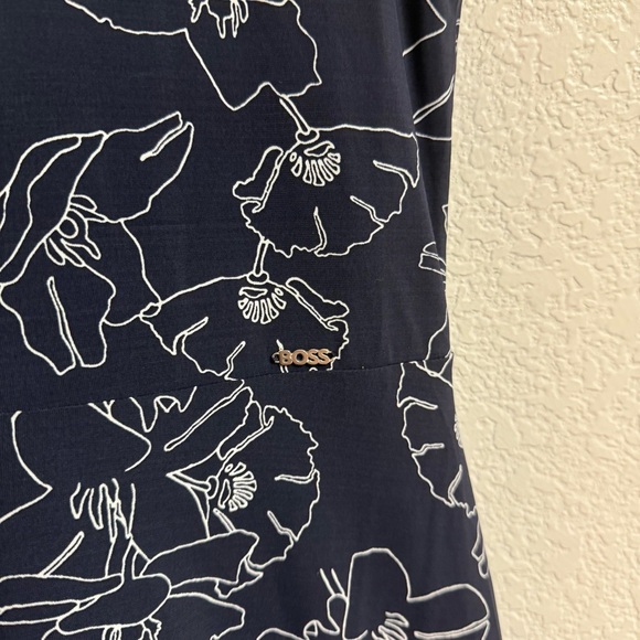 BOSS Eletas Floral Dress Size XS - Picture 5 of 8